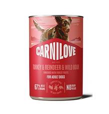 Carnilove Dog Can Paté Turkey&Reindeer&Wildboar 400g