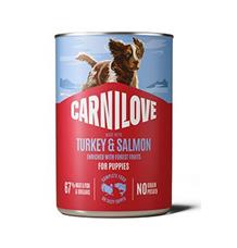 Carnilove Dog Can Paté Turkey&Salmon Puppies 