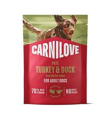 Carnilove Dog Pouch Paté Turkey&Duck+Timothy 
