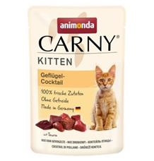Carny Kitten 85 g drůbeží koktejl, kapsička pro koťata