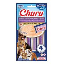 Churu Dog Fish Salmon Recipe with Shrimp Flavour 