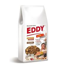 EDDY Junior Large Breed  polštářky s jehněčím 8kg