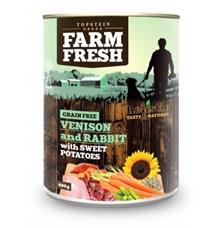 Farm Fresh Venison & Rabbit with Sweet Potatoes