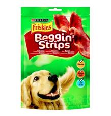 Friskies pochoutka pes Snack Beggin Strips bacon