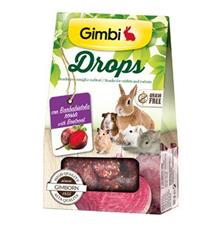 Gimbi Drops pro hlodavce s červenou řepou