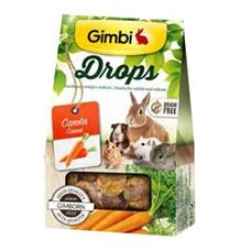 Gimbi Drops pro hlodavce s mrkví