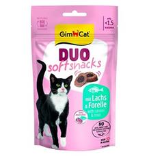 GimCat Duo Soft Snacks losos&pstruh 