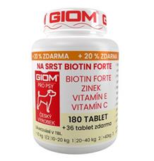 Giom pes Na srst Biotin FORTE