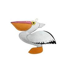 Hračka pes animALL Pelikán kůže, barevný 