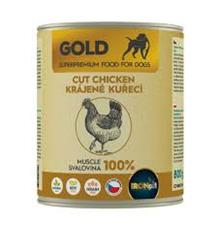 IRONpet Gold Dog Kuřecí krájená svalovina, konzerva