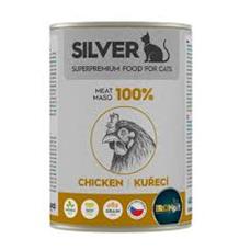 IRONpet Silver Cat Kuřecí 100% masa, konzerva