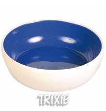 Keramická miska s glazurou 300ml/12cm - krémovo/modrá