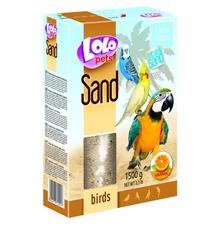 LOLOpets pomerančový písek pro ptáky