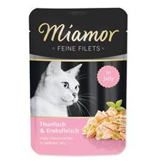 Miamor Cat Filet Kapsa Tuňák+Krab