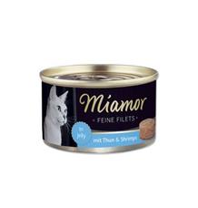 Miamor Cat Filet Konzerva Tuňák+Krevety 