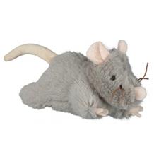 Plyšová myš šedá, robustní 15 cm