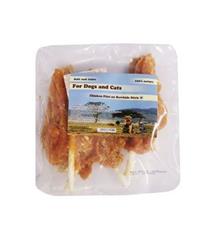 Pochoutka Kuřecí filety na tyčce z buvolí kůže 