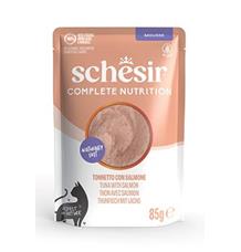 Schesir Cat kapsa Compl.Nutrition Tuňák+losos pěna 