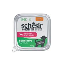 Schesir Dog vanička Monoprot.Active Hovězí paté