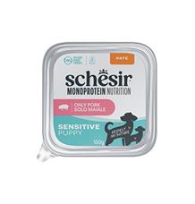 Schesir Dog vanička Monoprotein Puppy Šunka paté 