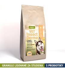 Yoggies VET Insect Derma s hmyzím proteinem, granule lisované za studena s probiotiky